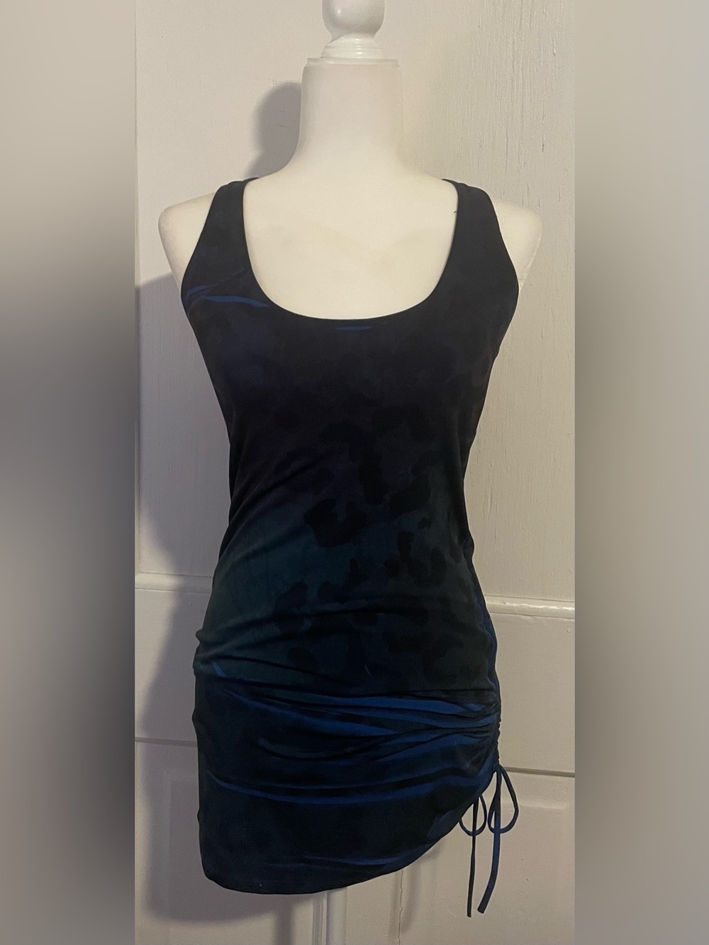 Vintage Ruched Tank Dress